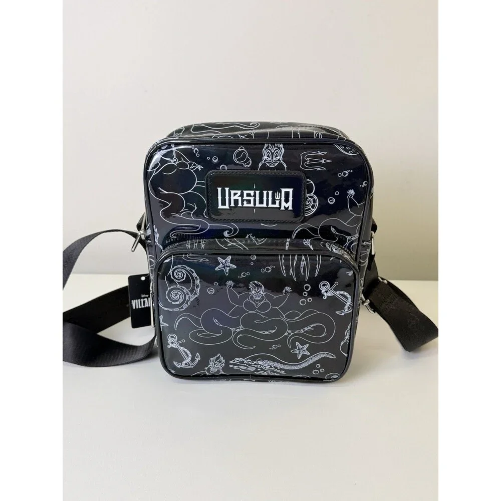 Disney Crossbody Backpack Bag The Little Mermaid Villain Ursula Holographic New